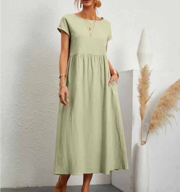 Luftiges Leinenkleid – Elodie