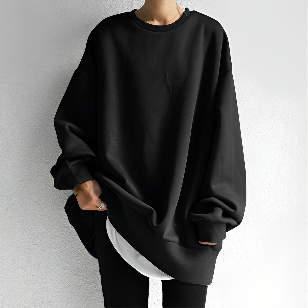 Damen Oversize-Pullover mit Strukturdesign – Anneliesae