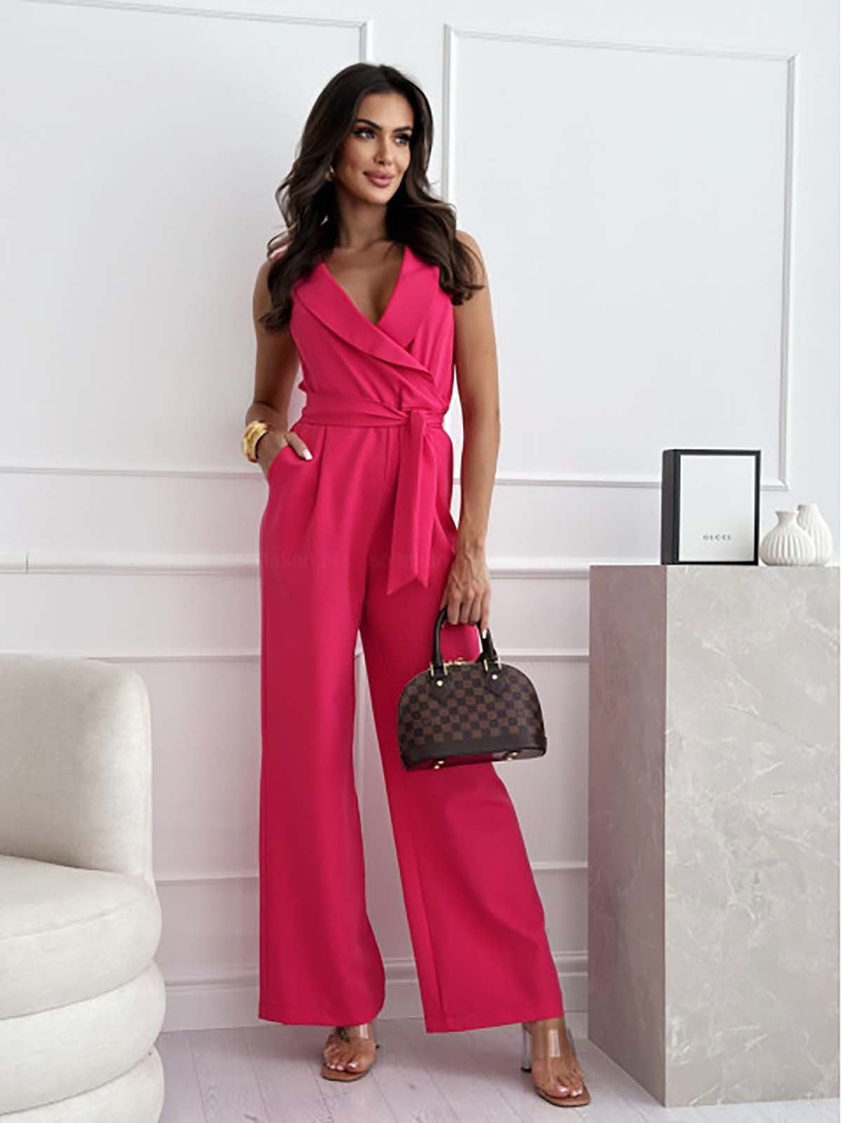 Figurbetonter & Vielseitiger Damen Jumpsuit mit Komfort-Stretch – Linnea
