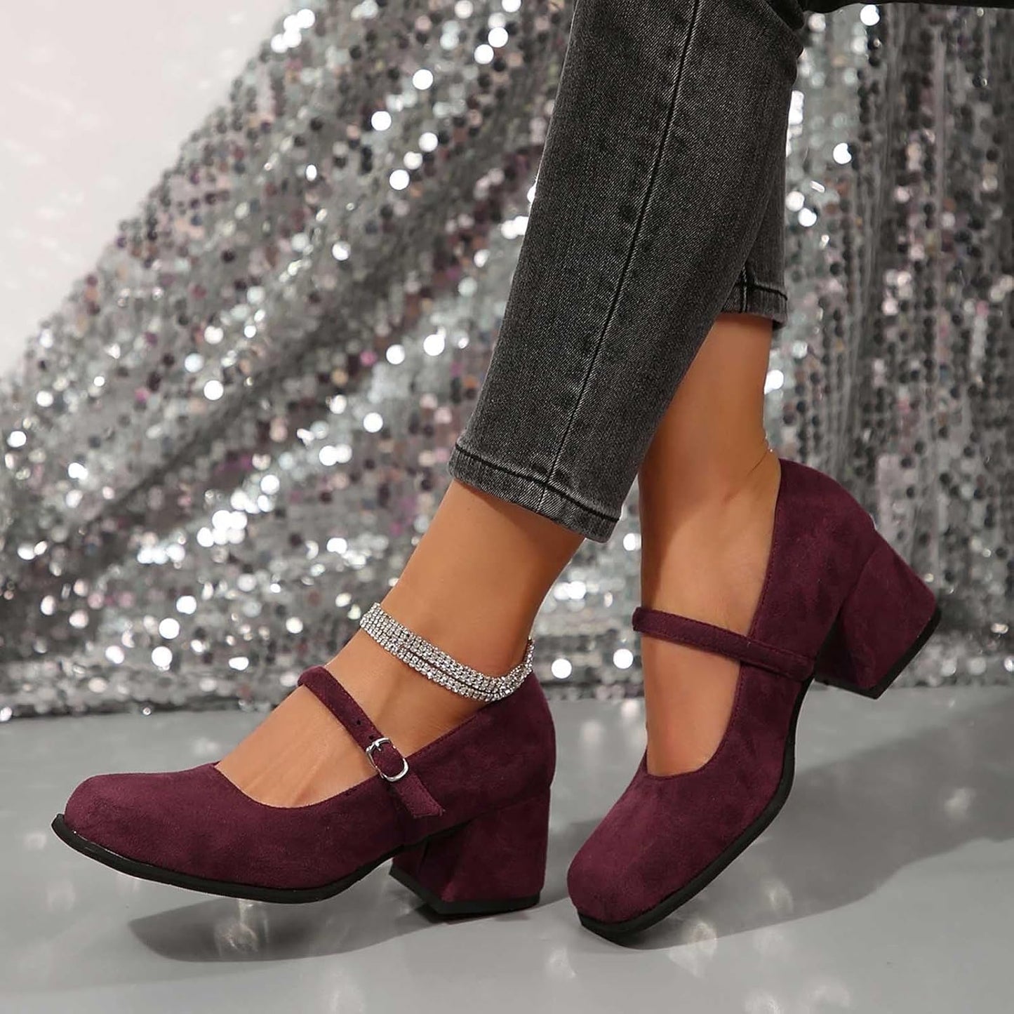 Wildleder Pumps mit Schnalle – Lena Oktoberfest 2026