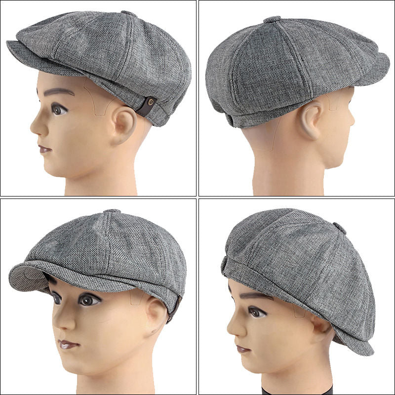 Herbstliche Retro-Herrenkappe – Alfie