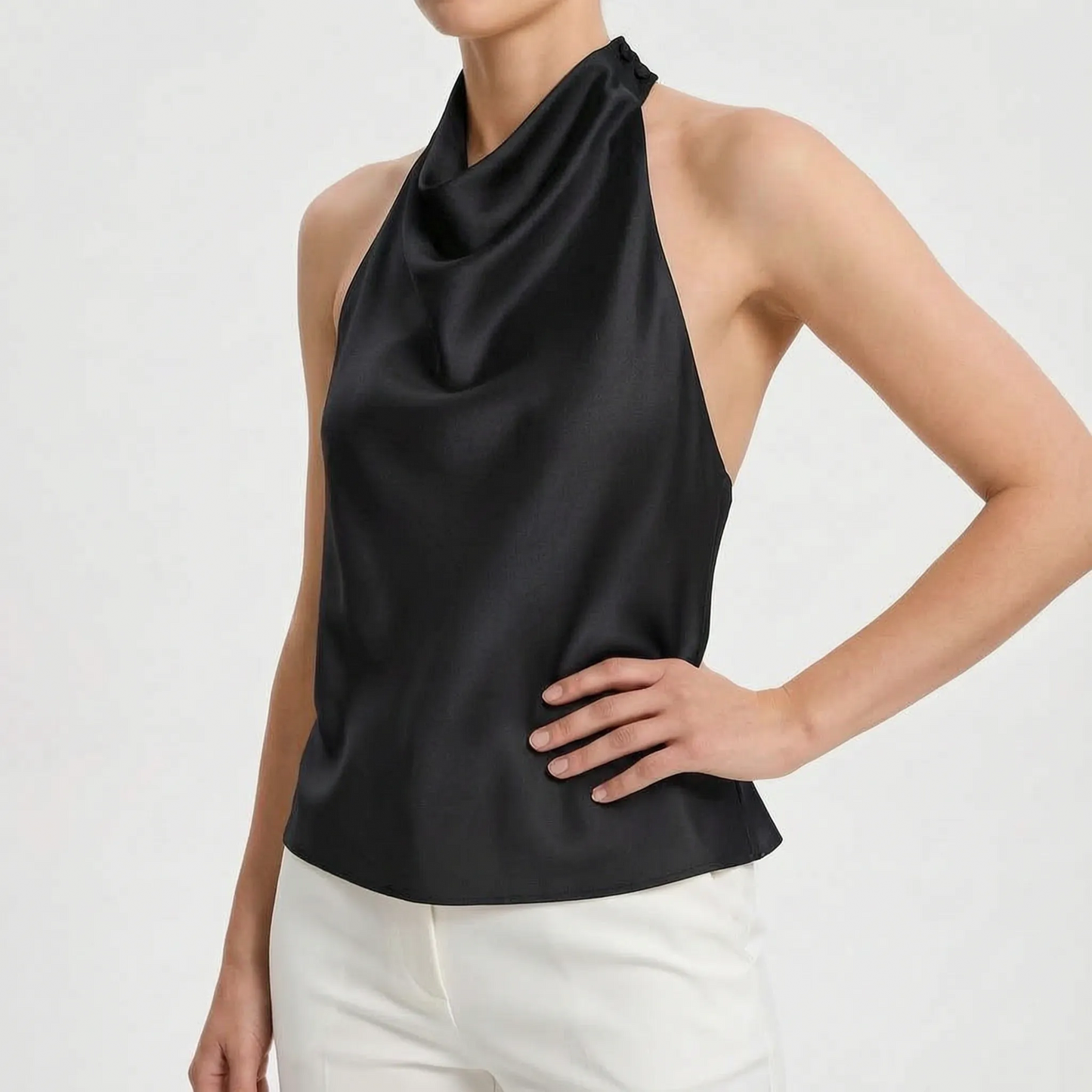 Ärmelloses Damentop Mit Neckholder - Sandra