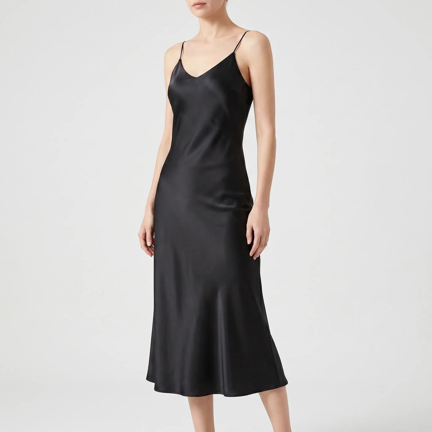 Elegantes Midi-Trägerkleid - Charlotte