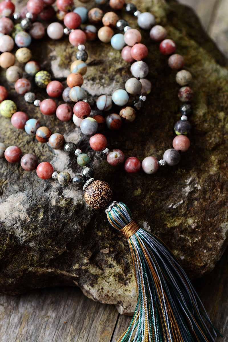 Handgefertigte Mala Kette - HeartMala