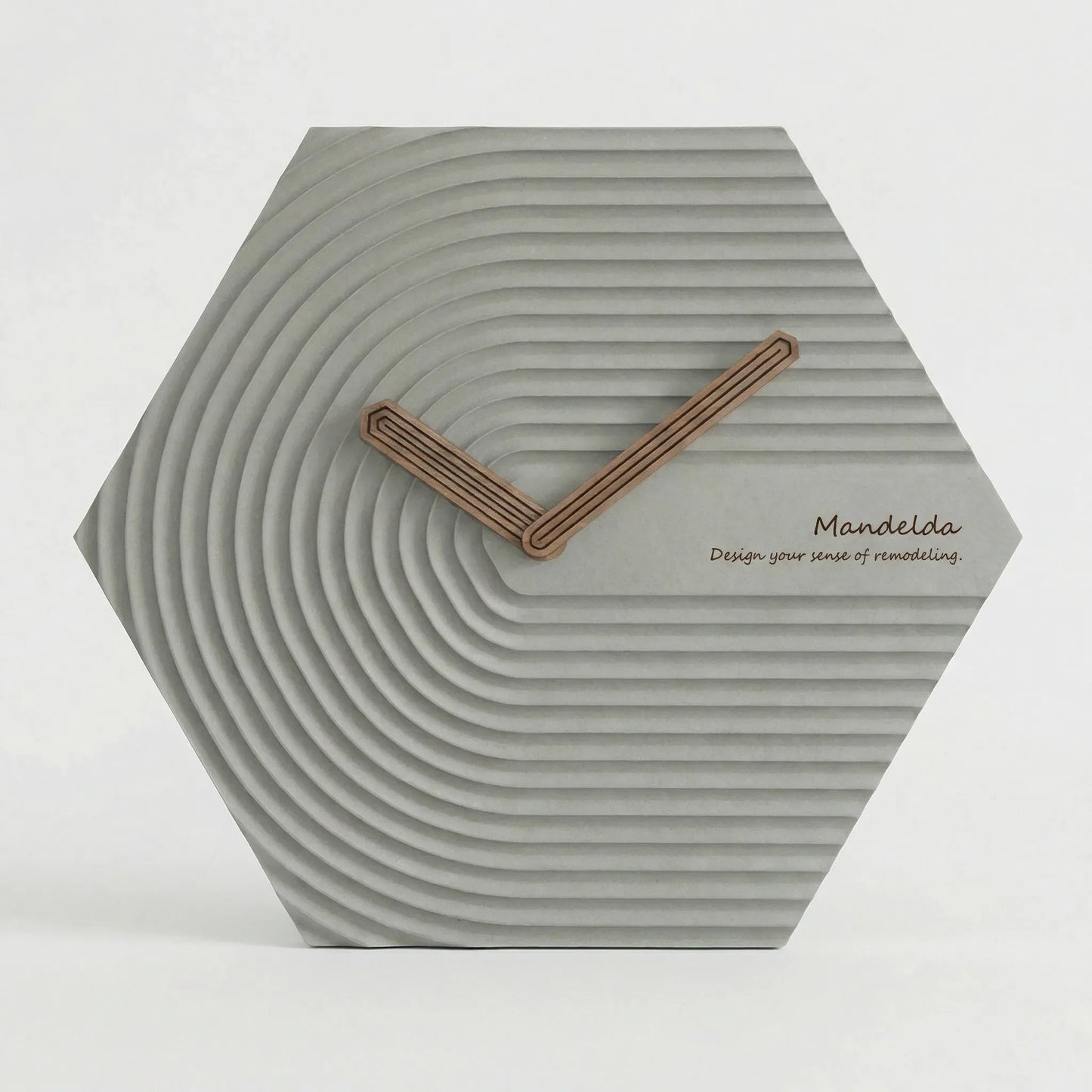 Moderne Sechseckige Wanduhr - HexaPulse