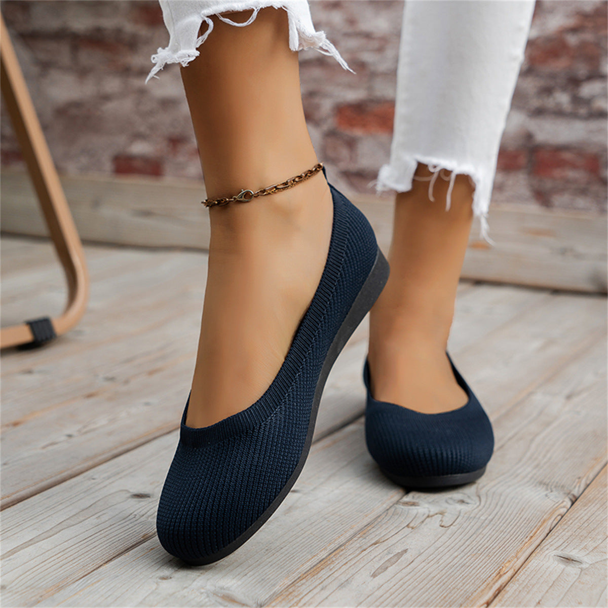 Herbstliche Orthopädische Komfort-Ballerinas – Camille