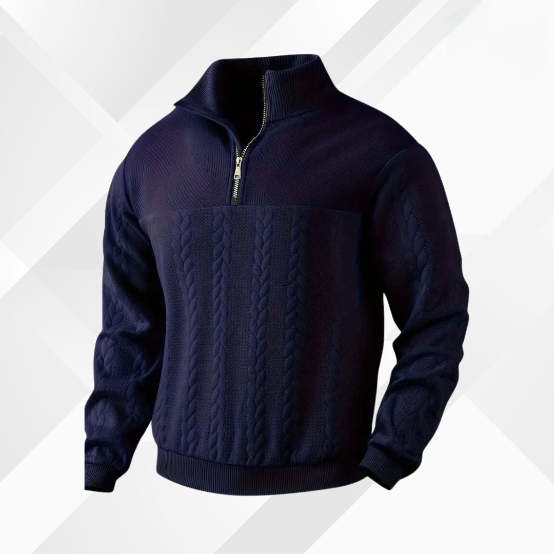 Herren-Pullover mit Kaschmir-Merinowolle – Herbstzauber Severin