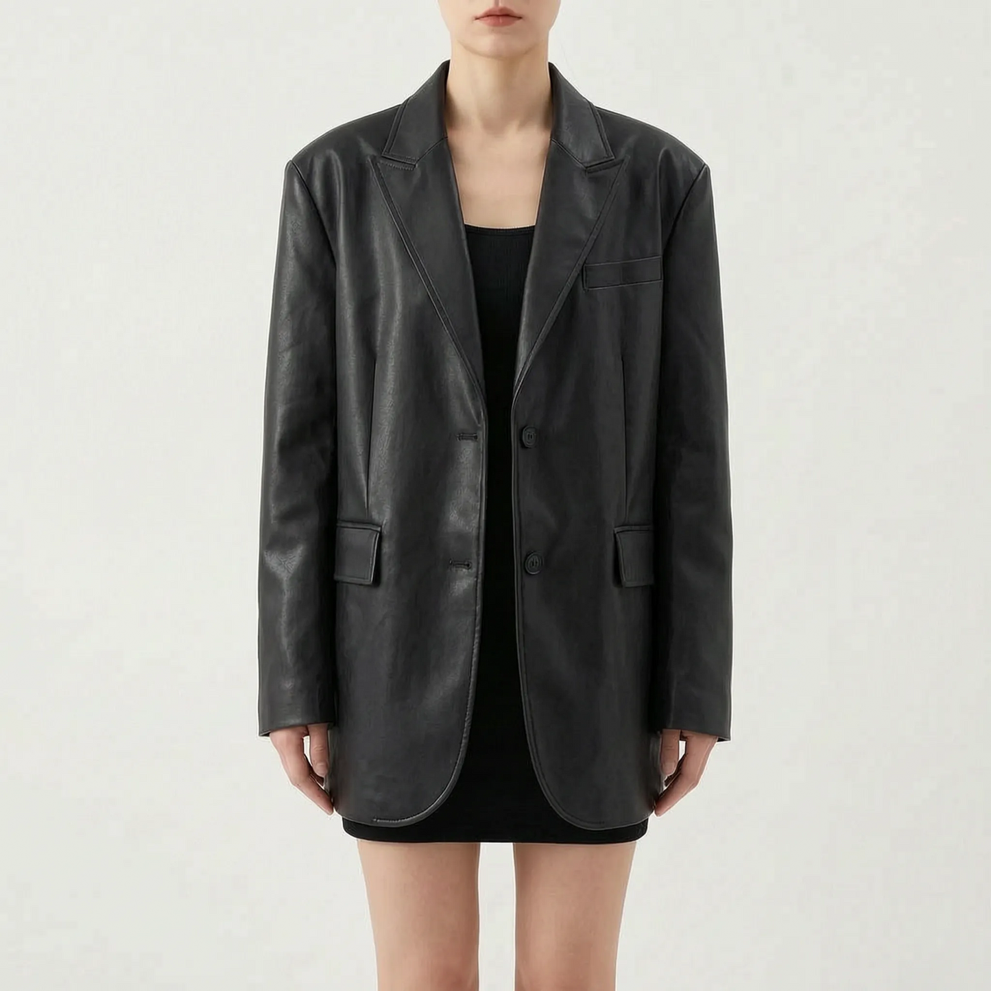 Oversized-Jacke Mit Einreihigem Verschluss - Christy