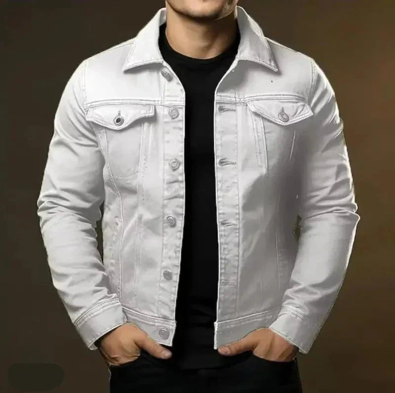 Robuste & Zeitlose Herren Jeansjacke aus 100 % Baumwolle – Noah Herbstedition