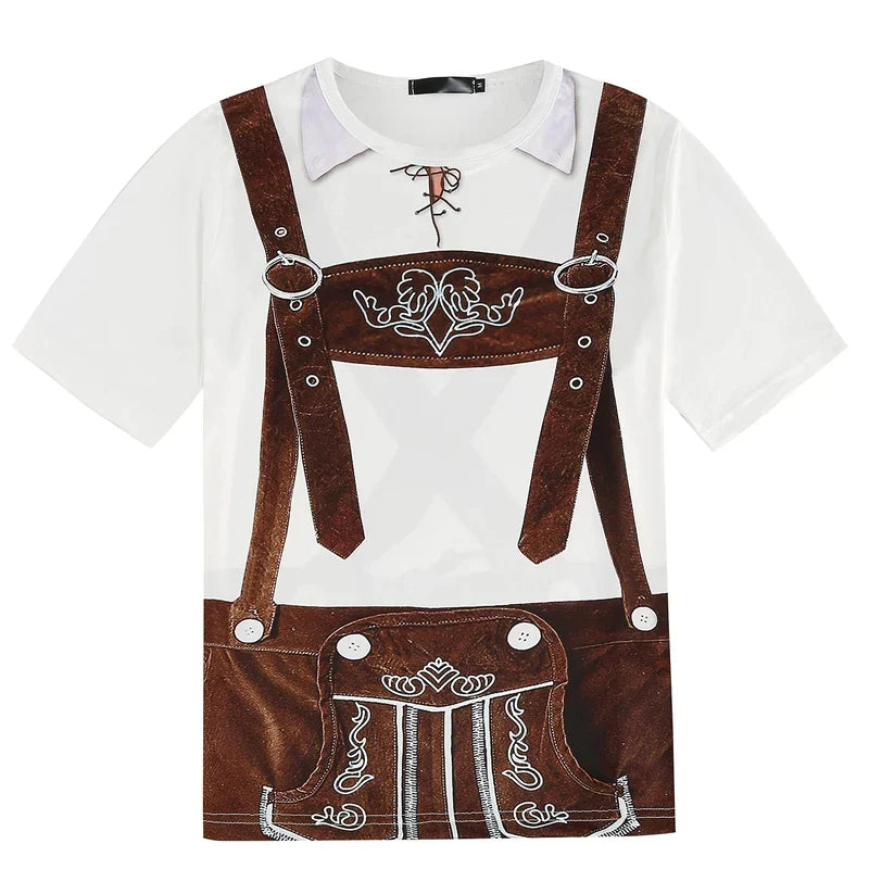 T-Shirt im Lederhosen-Look – WiesnShirt Oktoberfest 2026