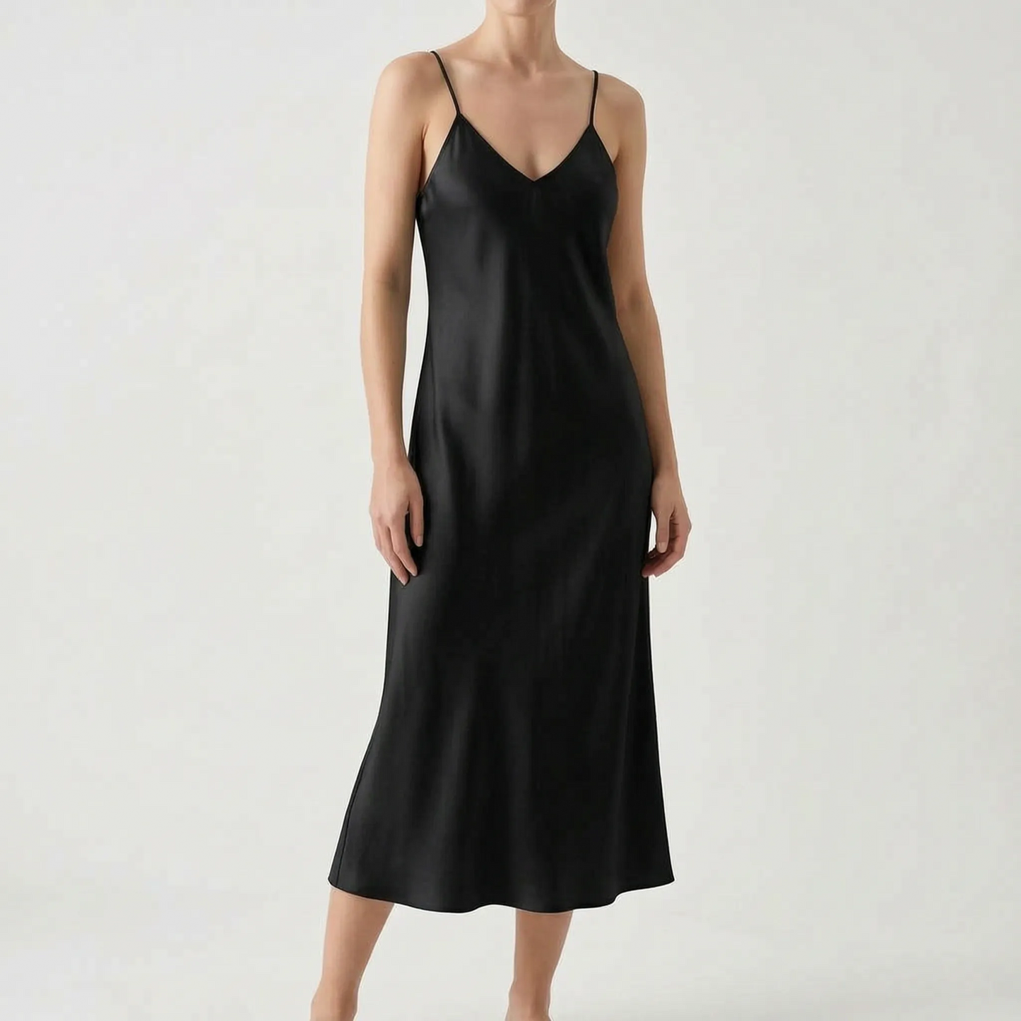 Slipkleid Mit Schimmernder Struktur - Lois