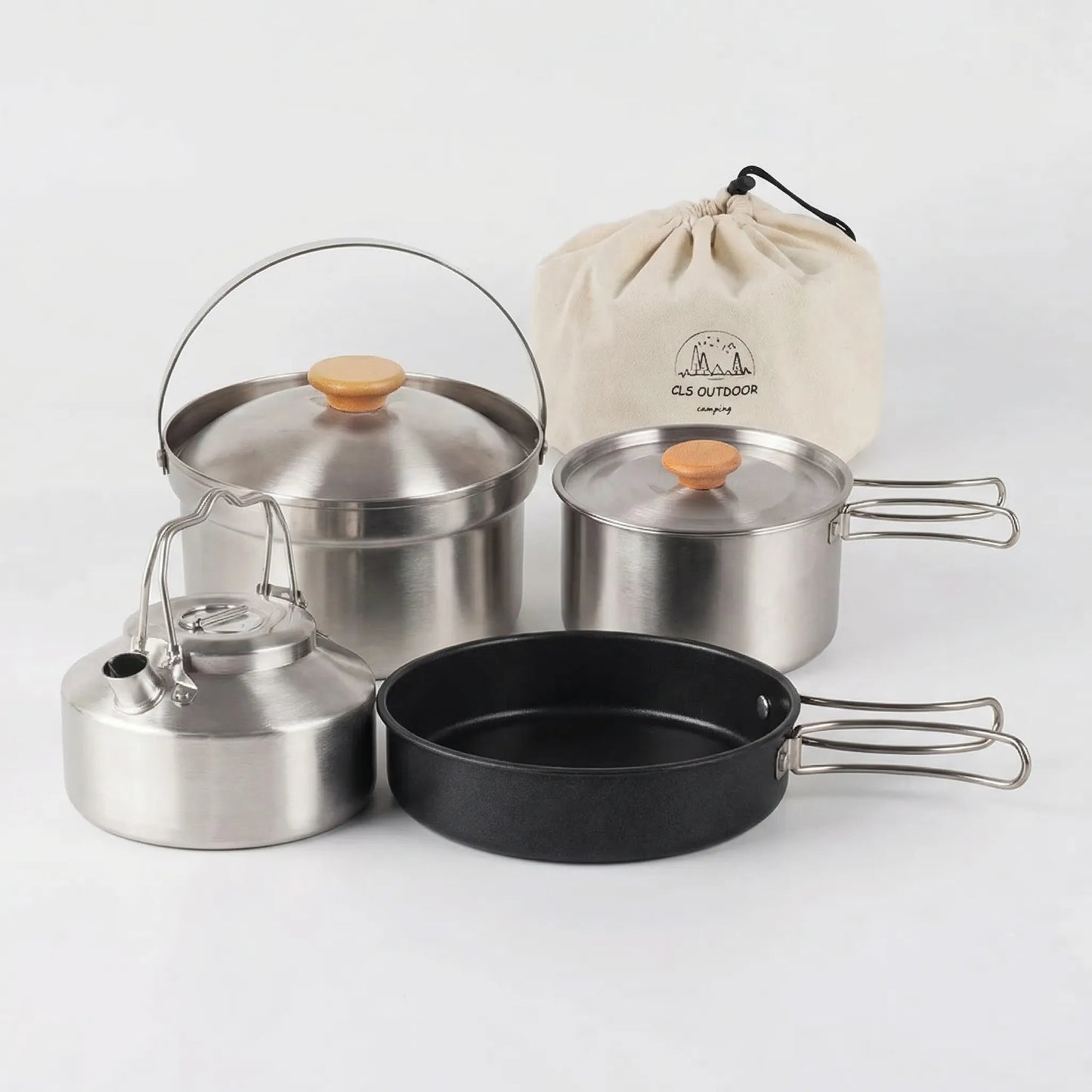 Umfangreiches Camping-Kochset - Campkit