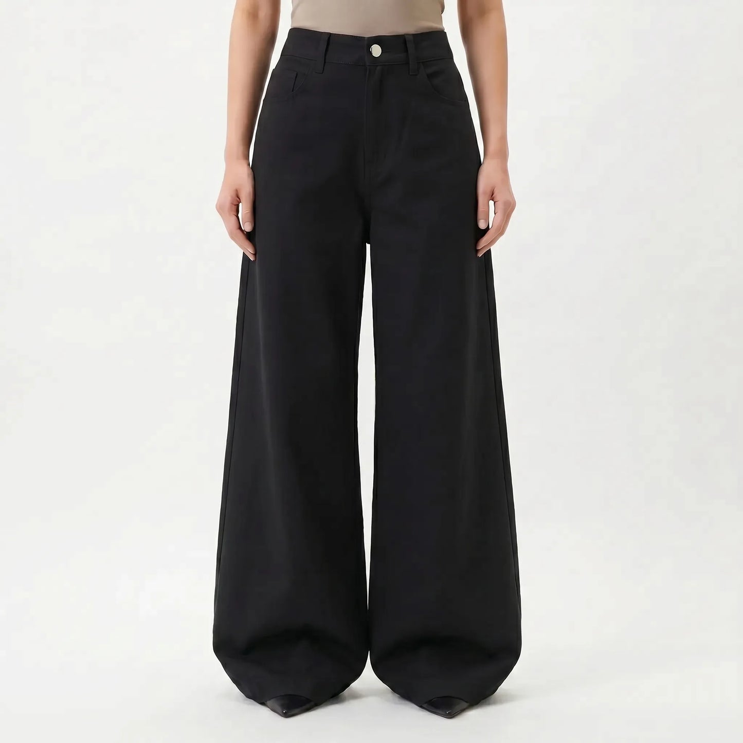 Wide Leg Jeans Damen High Waist - Jeannie