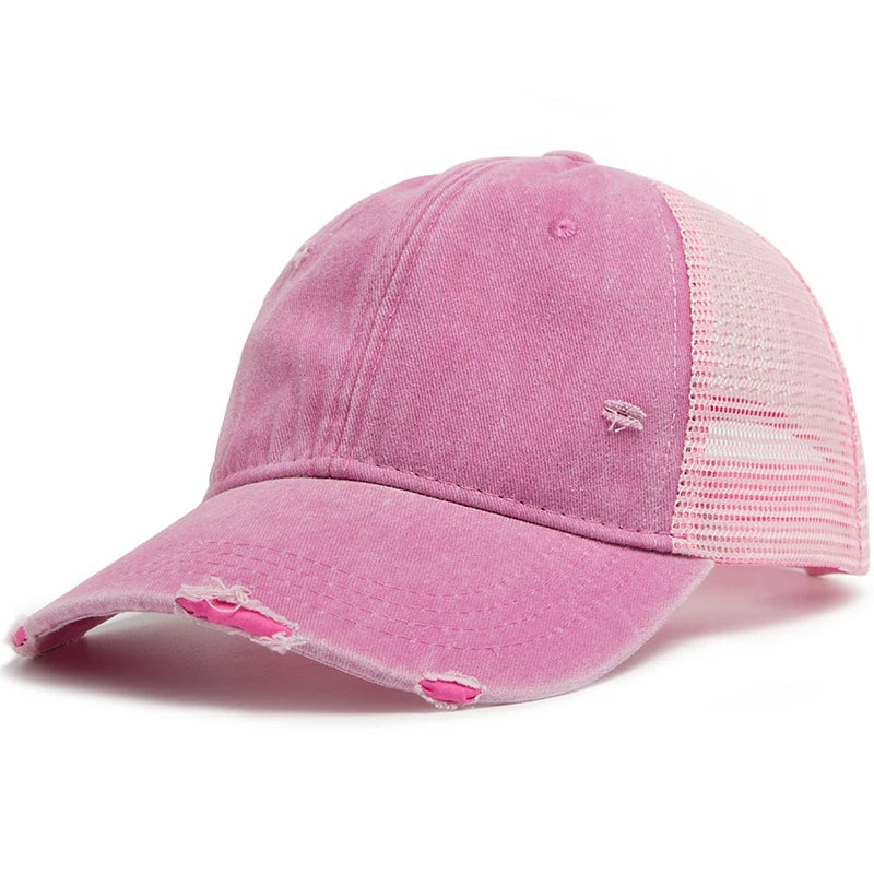 Cap mit Zopföffnung & Mesh-Design – 1 kaufen, 1 gratis – Liora
