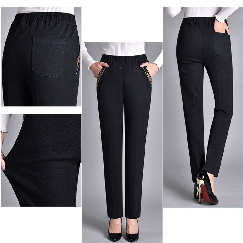 Herbstliche Push-up Jeans - Ella mit warmem Innenfutter und perfektem Sitz!
