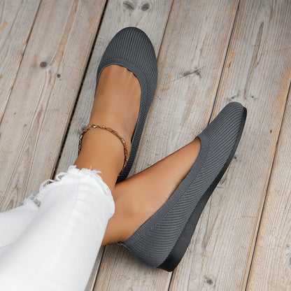 Herbstliche orthopädische Damen-Ballerinas mit Komfortsohle & klassischem Design – Mia