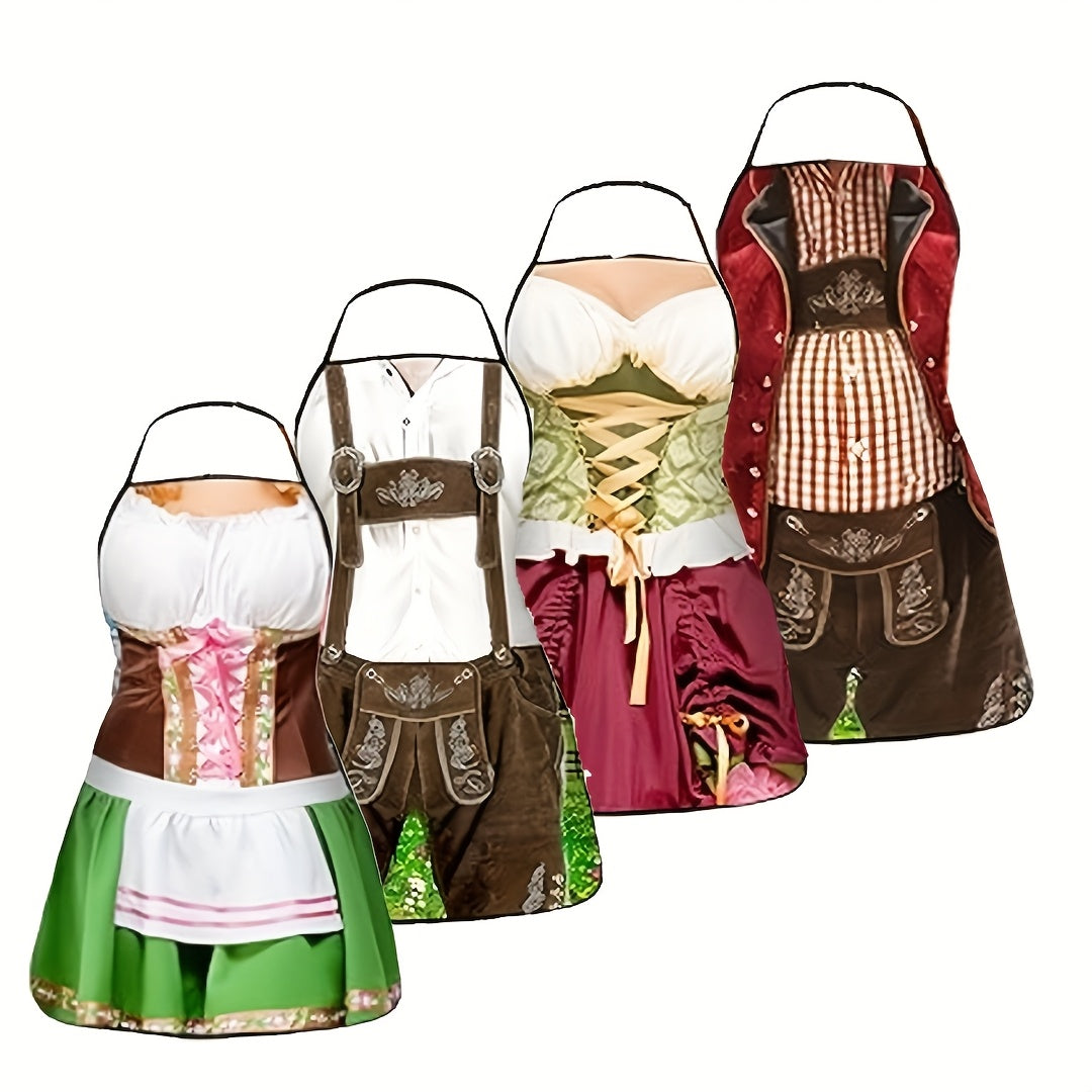 Schürzen Set 4-teilig – WiesnSpaß Oktoberfest 2026