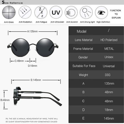 Trendige Vintage-Sonnenbrille für Damen & Herren – Savino