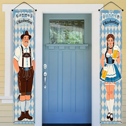 Oktoberfest Banner Set Polyester – WiesnWillkommen Oktoberfest 2026