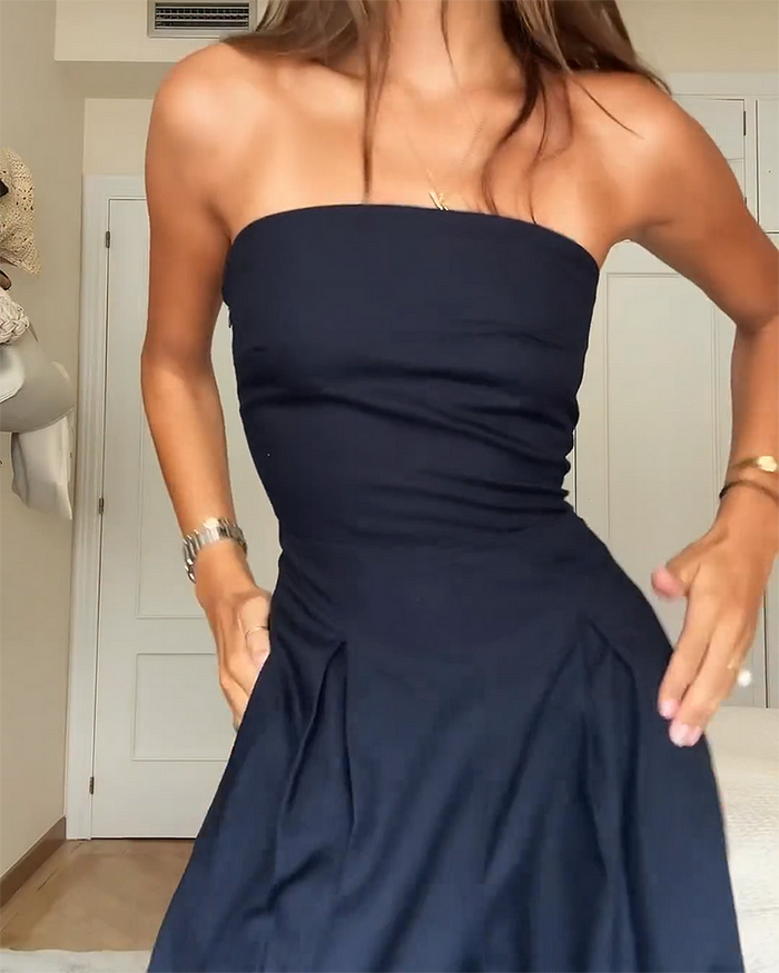 Schulterfreier & Stilvoller Damen Jumpsuit für jeden Anlass – Elina