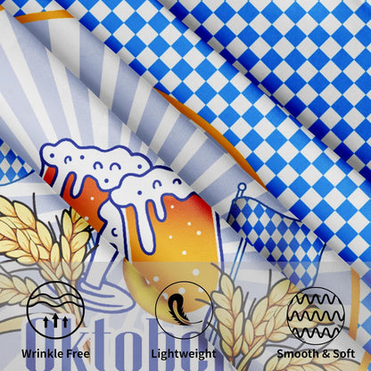 Runde Tischdecke Polyester (152 cm & 178 cm) – WiesnTisch Oktoberfest 2026