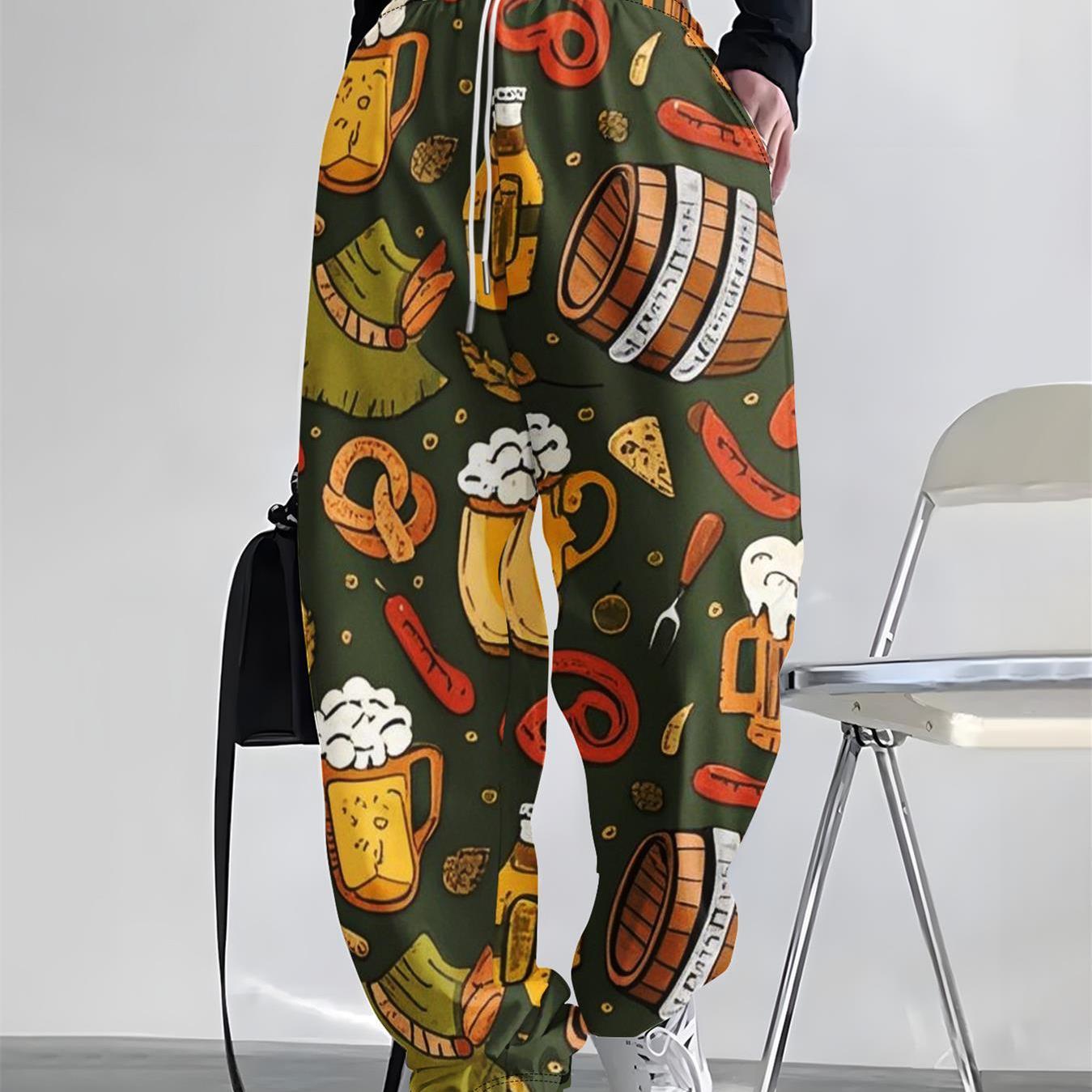 Damen Freizeit- & Partyhose mit All-Over-Print – Resi Oktoberfest 2026