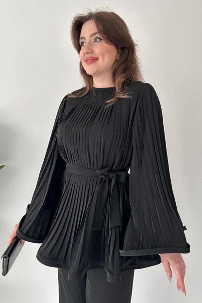 Damen Falten Kleidungsset – Selene
