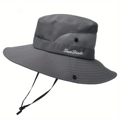 Stylischer Damen UV-Schutz Sonnenhut mit breiter Krempe – Livia