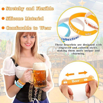 Silikon Armbänder Set (24 Stück) – WiesnBand Oktoberfest 2026
