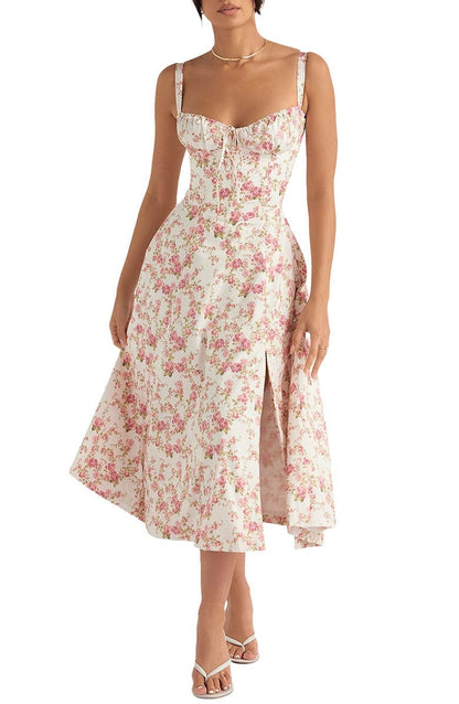 Büstier Sommerkleid mit Taillenkorrektor - Isabella
