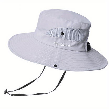 Stylischer Damen UV-Schutz Sonnenhut mit breiter Krempe – Livia