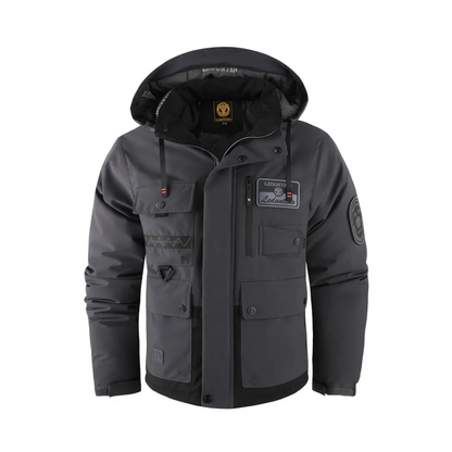 Herren Outdoorjacke gewattet mit abnehmbarer Kapuze – Henrik
