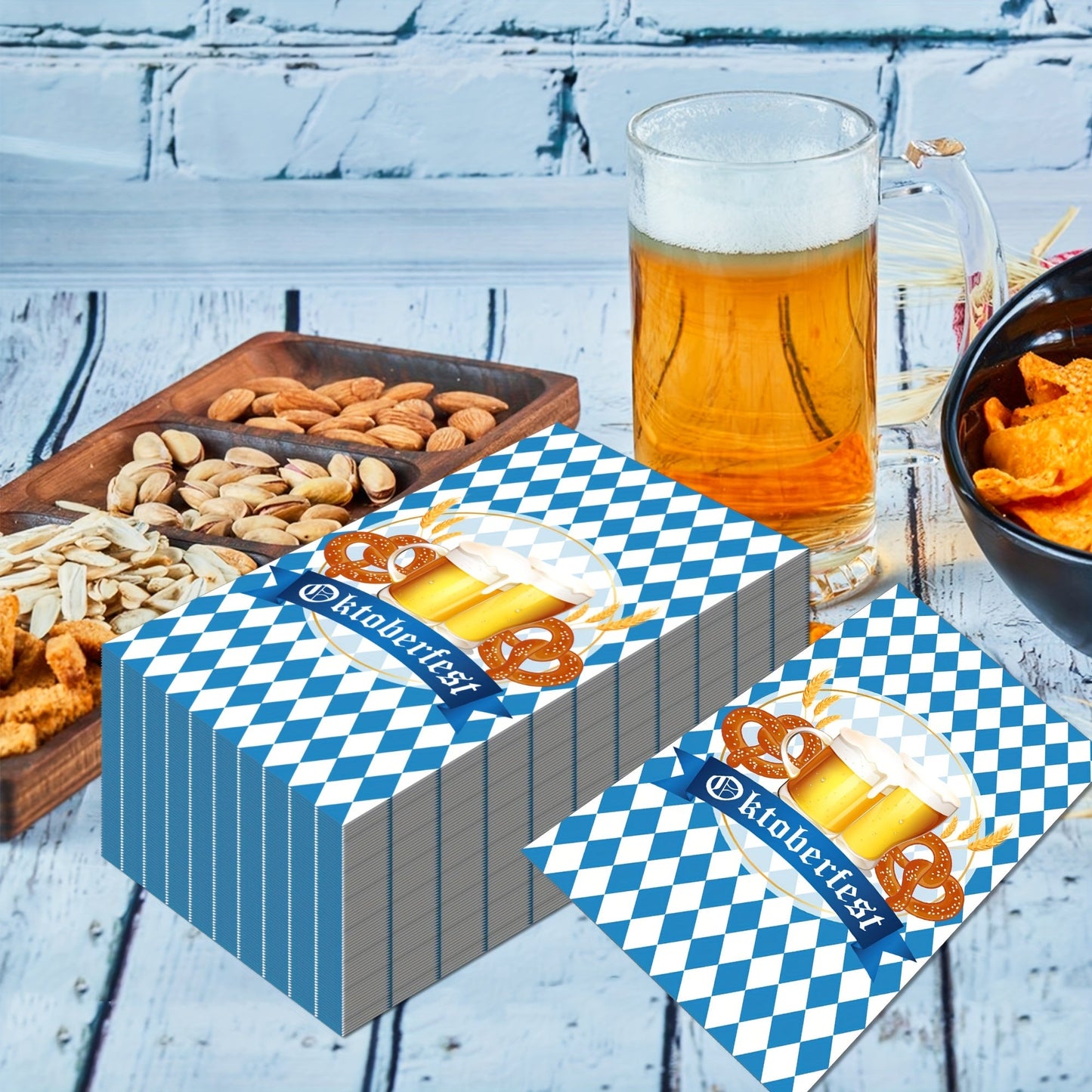 Papier Servietten (120 Stück) – WiesnServus Oktoberfest 2026