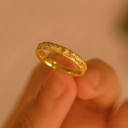 18K Vergoldetes Sterlingsilber - HoneyGoldRing 