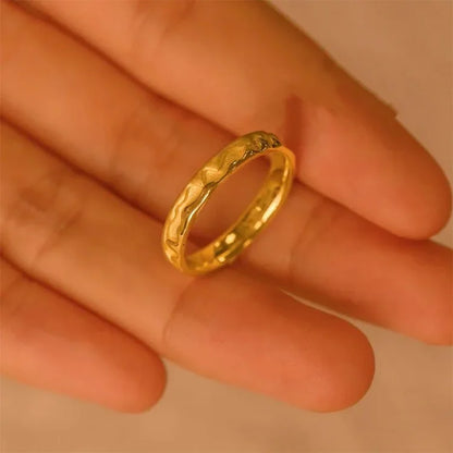 18K Vergoldetes Sterlingsilber - HoneyGoldRing 