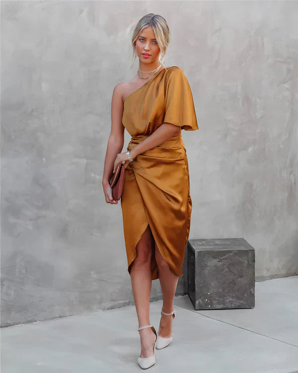 Trendige Seidenfestkleid - Celina
