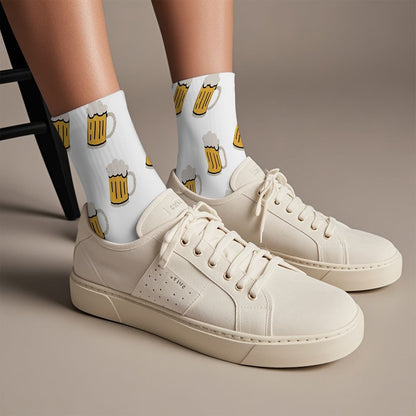 3 Paar Socken mit Bierkrug-Print – HopfenSocken Oktoberfest 2026