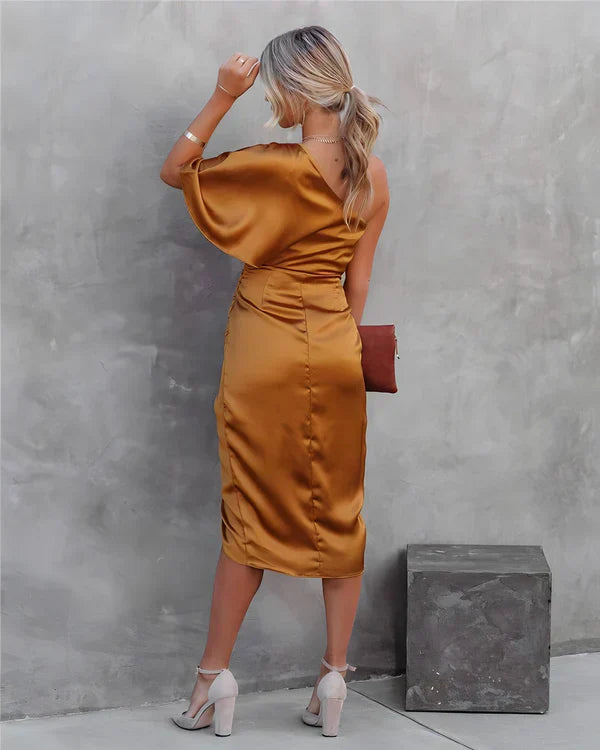Trendige Seidenfestkleid - Celina