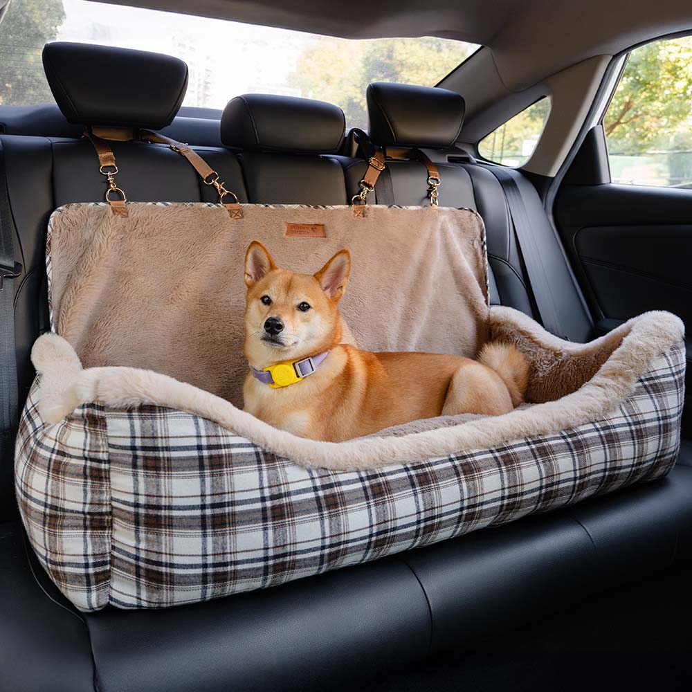 Plüsch-Autositz für Haustiere – RideSafe CozySeat