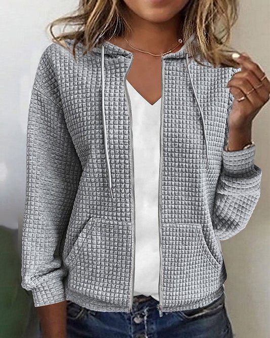 Damen Freizeitjacke mit Reißverschluss & Taschen – Wynona