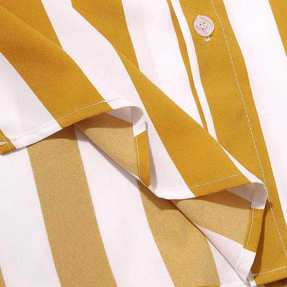 Stylisches Herren Sommer-Set mit Streifenmuster - StreifenFrisch