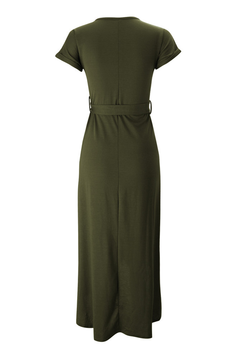 Herbstliches Lässiges Midi-Kleid – Isabella