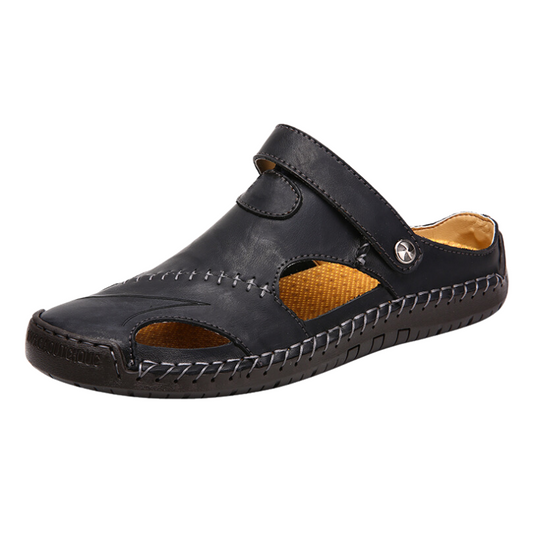 Orthopädische Herren-Ledersandalen – Marco