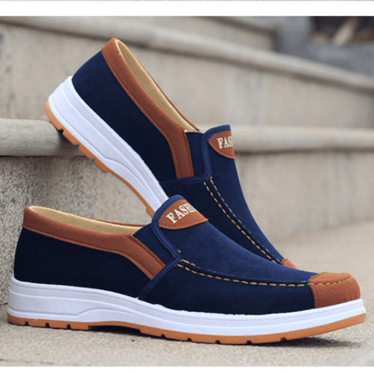 Herren Slip-On Canvas-Schuhe – Matteo Herbstedition