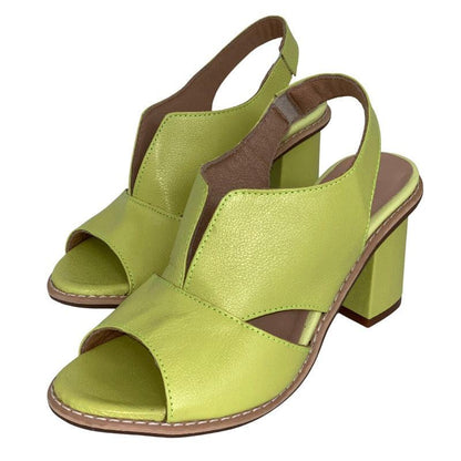 Damen Ledersandalen mit Absatz & Komfortfußbett – Selina