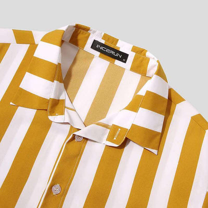 Stylisches Herren Sommer-Set mit Streifenmuster - StreifenFrisch
