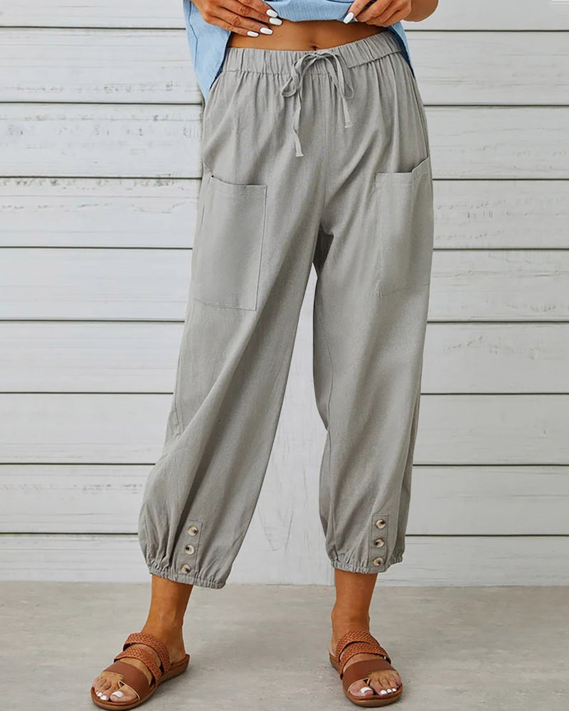 Hoch Taillierte Damenhose – Olivia Herbstedition