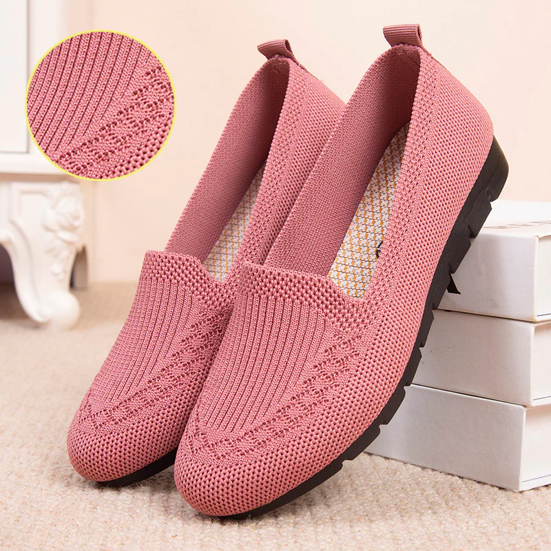 Bequeme & Atmungsaktive Damen Slip-On Herbstschuhe mit Fußgewölbestütze – Leona