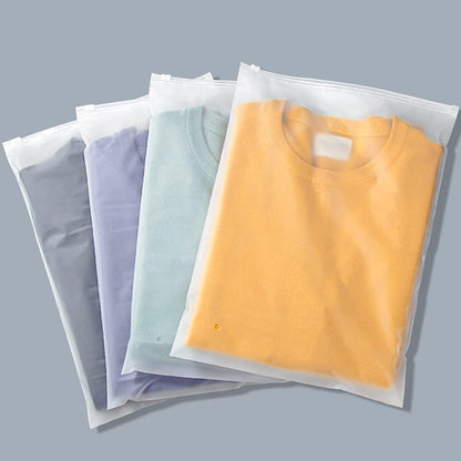 Vielseitige Gefrostete Zip-Aufbewahrungsbeutel – 20er-Pack Kunststoff-Kleiderschutzhüllen (Kaufe 2 Sets, erhalte 1 GRATIS)