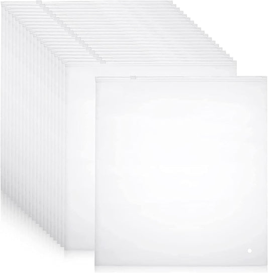 Vielseitige Gefrostete Zip-Aufbewahrungsbeutel – 20er-Pack Kunststoff-Kleiderschutzhüllen (Kaufe 2 Sets, erhalte 1 GRATIS)